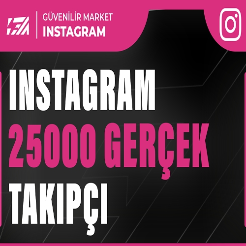  25000 İnstagram Gerçek Takipçi - KEŞFET
